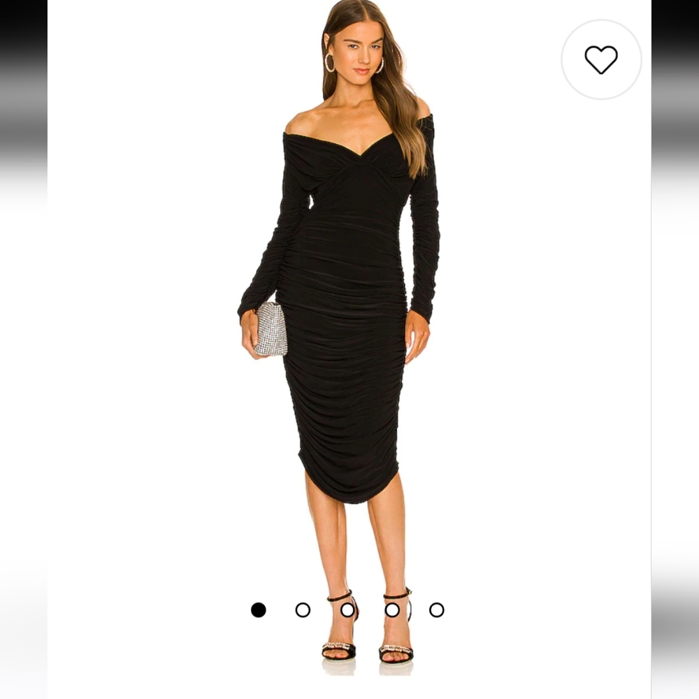 Tata Dress Norma Kamali Revolve Tara draped dress NWOT